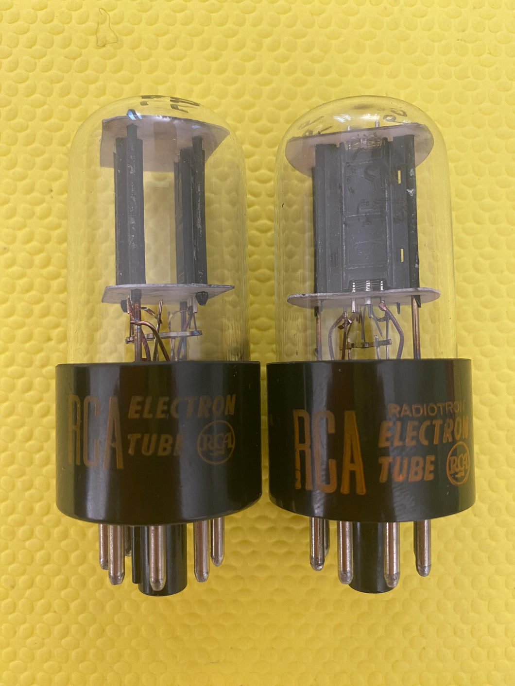 Matched Pair RCA 6SN7 6SN7GTB Vacuum Tubes Valves