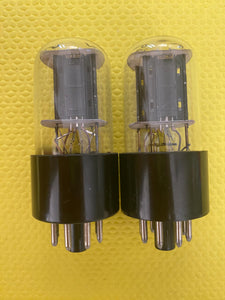 Matched Pair RCA 6SN7 6SN7GTB Vacuum Tubes Valves