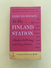 Load image into Gallery viewer, To The Finland Station A Study In The Writing And Acting Of History Doubleday Anchor 1940

