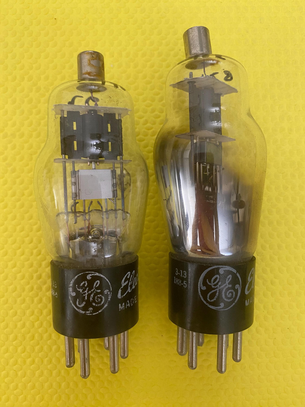 2 General Electric GE Number / Type 75 #75 Vacuum Tubes Valves Lot Of Two