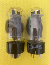 Load image into Gallery viewer, Matched Pair General Electric GE Canada 6L6 6L6GC Vacuum Tubes Valves
