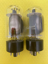Load image into Gallery viewer, Matched Pair General Electric GE Uncle Doug 6L6 6L6GC Vacuum Tubes Valves
