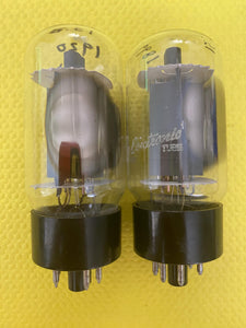 Matched Pair General Electric GE Uncle Doug 6L6 6L6GC Vacuum Tubes Valves