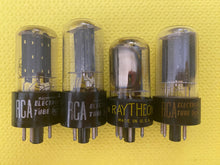 Load image into Gallery viewer, 4 US-Made 6AX4 6AX4GTB Vacuum Tubes Valves Lot Of Four
