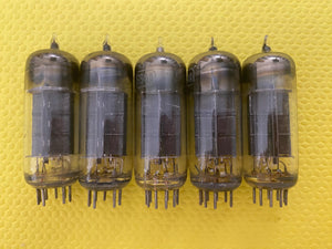 5 RCA 6S4 6S4A Vacuum Tubes Valves Black Plate Lot Of Five