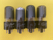 Load image into Gallery viewer, 4 General Electric GE 25L6 25L6GT Vacuum Tubes Valves Lot Of Four
