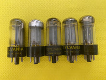 Load image into Gallery viewer, 5 Sylvania 6AX4 6AX4GT Vacuum Tubes Lot Of Five
