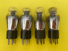 Load image into Gallery viewer, 4 Philco Number Type 27 #27 Vacuum Tubes Stamped / Engraved Bases Lot Of Four
