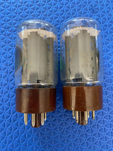 Load image into Gallery viewer, Matched Pair Sylvania 5881 JAN-6L6WGB Milspec Vacuum Tubes Valves
