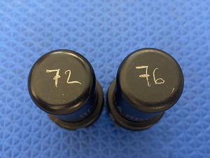 Matched Pair RCA 6J5 Vacuum Tubes Valves NOS-Testing