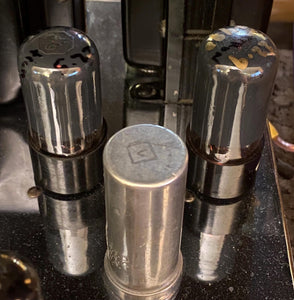 Matched Pair Hytron 6V6 6V6GT Vacuum Tubes Valves Gray Side And Top Glass NOS-Testing
