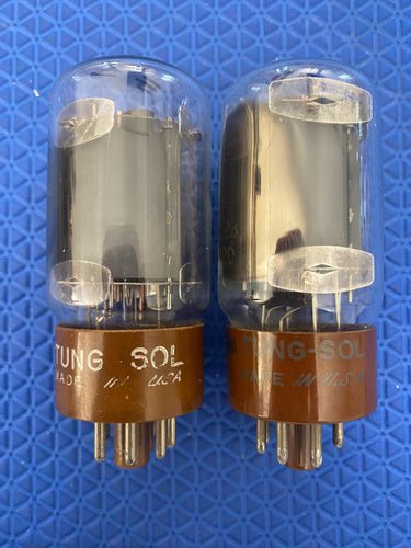 Matched Pair Tung-Sol 6AR6 6AR6WA JANCTL6098 Milspec Vacuum Tubes Valves NOS NIB