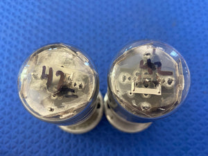 Matched Pair Tung-Sol 6AR6 6AR6WA JANCTL6098 Milspec Vacuum Tubes Valves NOS NIB