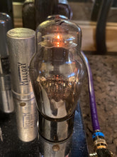 Load image into Gallery viewer, Raytheon 6J5 6J5G Vacuum Tube Black Plate ST Shoulder Shape NOS-Testing
