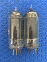 Load image into Gallery viewer, Matched Pair General Electric GE 6CL6 Vacuum Tubes Valves Black Plate
