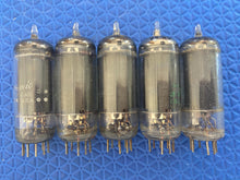 Load image into Gallery viewer, 5 General Electric GE 6CL6 Vacuum Tubes Black Plate Lot Of Five
