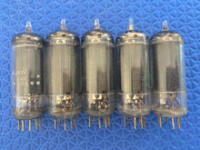 Load image into Gallery viewer, 5 General Electric GE 6CL6 Vacuum Tubes Valves Black Plate Lot Of Five
