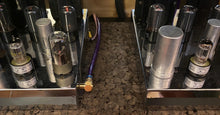 Load image into Gallery viewer, Matched Pair Sylvania 7AU7 Vacuum Tubes Valves NOS-Testing 6SN7 Substitute With Adapters
