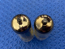 Load image into Gallery viewer, Matched Pair Sylvania Black Plate 6CL6 Vacuum Tubes
