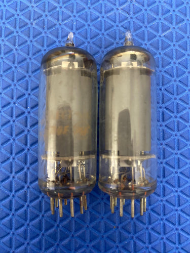 Matched Pair RCA 6CL6 Vacuum Tubes Valves
