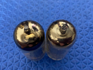 Matched Pair RCA 6CL6 Vacuum Tubes Valves