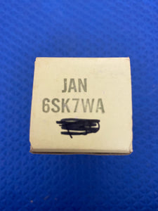General Electric 6SK7 JAN-6SK7WA Vacuum Tube Valve Milspec NOS NIB