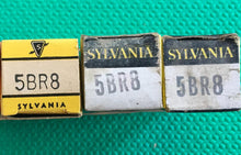 Load image into Gallery viewer, 3 Sylvania 5BR8 Vacuum Tubes Valves NOS NIB Lot Of Three
