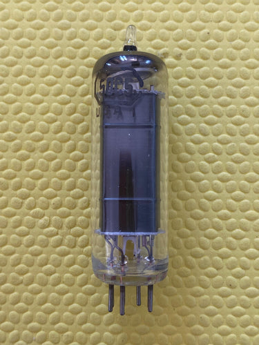Tung-Sol 50C5 Vacuum Tube Valve Shiny Black Plates 2 Horizontal Ribs O Getters