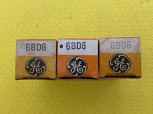 Load image into Gallery viewer, 3 General Electric GE 6BD6 Vacuum Tubes Valves NOS NIB Lot Of Three
