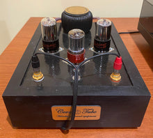 Load image into Gallery viewer, Matched Pair General Electric GE Red Label 6SN7 6SN7GTB Vacuum Tubes Valves Copper Support Rods Phono Preamp Grade
