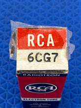 Load image into Gallery viewer, RCA Black Plate 6CG7 6FQ7 Vacuum Tube With Shields NOS NIB For Your Schiit
