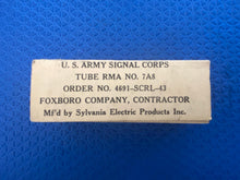 Load image into Gallery viewer, Sylvania 7A8 Vacuum Tube Valve Milspec NOS NIB
