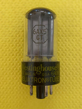 Load image into Gallery viewer, Westinghouse 6AX5 6AX5GT Vacuum Tube Rectifier
