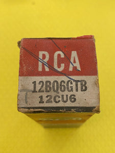 RCA 12BQ6 12BQ6GTB 12CU6 Vacuum Tube Valve NOS NIB