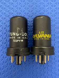 Matched Pair RCA 6J5 Vacuum Tubes Valves NOS NIB