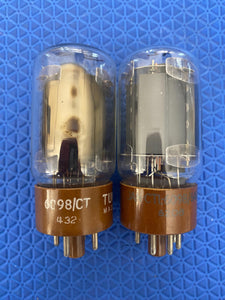 Matched Pair Tung-Sol 6AR6 6AR6WA JANCTL6098 Milspec Vacuum Tubes Valves NOS NIB