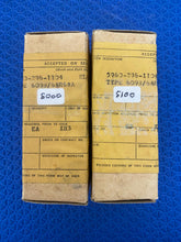 Load image into Gallery viewer, Matched Pair Tung-Sol 6AR6 6AR6WA JANCTL6098 Milspec Vacuum Tubes Valves NOS NIB
