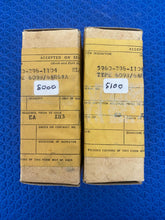 Load image into Gallery viewer, Matched Pair Tung-Sol 6AR6 6AR6WA JANCTL6098 Milspec Vacuum Tubes NOS NIB
