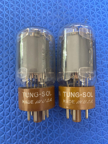Matched Pair Tung-Sol 6AR6 6AR6WA JANCTL6098 Milspec Vacuum Tubes Valves NOS NIB