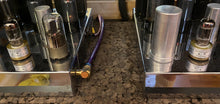 Load image into Gallery viewer, Matched Pair RCA 5963 12AU7 12AU7A Vacuum Tubes Valves Black Plate Industrial-Grade
