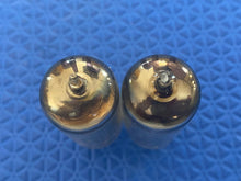 Load image into Gallery viewer, Matched Pair RCA 6CL6 Vacuum Tubes Valves Black Plate Triple 3 Mica
