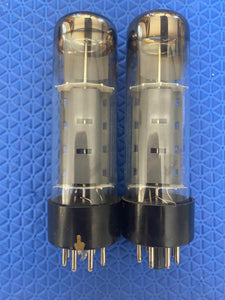 Matched Pair RFT Siemens Telefunken EL34 6CA7 Vacuum Tubes Valves NOS-Testing