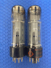 Load image into Gallery viewer, Matched Pair RFT Siemens Telefunken EL34 6CA7 Vacuum Tubes Valves NOS-Testing
