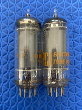 Load image into Gallery viewer, Matched Pair RCA 6CL6 Vacuum Tubes Valves Triple Mica
