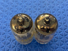 Load image into Gallery viewer, Matched Pair Sylvania 7AU7 Vacuum Tubes Valves NOS-Testing 6SN7 Substitute With Adapters
