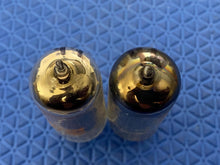 Load image into Gallery viewer, Matched Pair RCA 6CL6 Vacuum Tubes Valves Black Plate Triple 3 Mica
