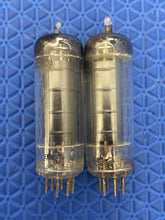 Load image into Gallery viewer, 2 Sylvania 35B5 Vacuum Tubes Valves Shiny Black Plate D Getters 4 Ribs Lot Of Two
