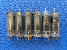 Load image into Gallery viewer, 6 RCA 50B5 Vacuum Tubes Black Plate Lot Of Six
