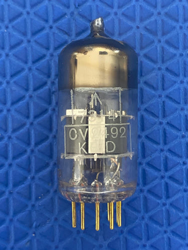 Mullard CV2492 6DJ8 ECC88 Gold Pin Riveted Disk Getter Vacuum Tube Valve For Your Schiit