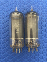 Load image into Gallery viewer, Matched Pair RCA Black Plate 5763 Vacuum Tubes Valves
